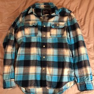American Eagle Flannel Button Down Shirt